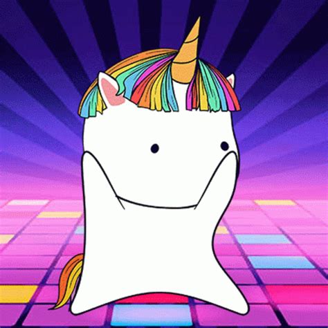 unicorn dance gif